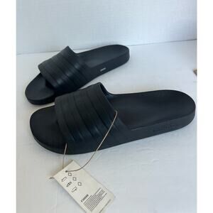 NWT Adidas Adilette Comfort Slide Black Pool Shower‎ Sandals F35550 Sz  M10- W11